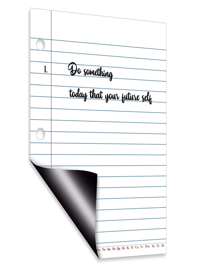 Geyee Giant Sized Magnetic Notebook Paper Handwriting Lined Paper Large Dry Erase Magnetic Notebook Poster for Whiteboard Accessories Homeschool Teacher Supplies Classroom Must Haves, 22'' x 28'' - Image 1